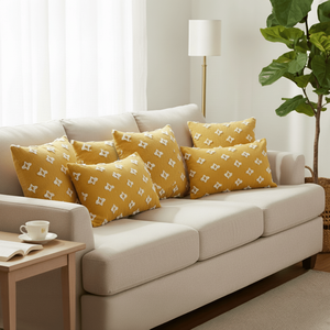 SOGA Set di 6 Federe Decorative con Motivo a Diamante, 4x 45cm e 2x 30x50cm, Eleganti Copricuscini con Motivi - Product Image 4