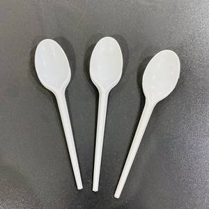 Superior Quality Customized Printed Supplier Disposable Long Handle Plastic <b>Spoons</b> for Party Restaurant Fast White <b>Soup</b> <b>Spoon</b> - Product Image 3