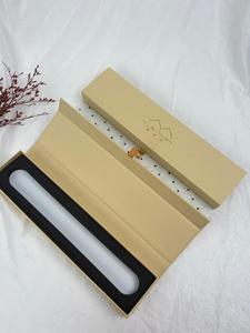 Elegant Eco-Friendly Rigid Kraft Paper Gift Box with Matt Lamination Embossing Top and Bottom Covers - Product Image 5