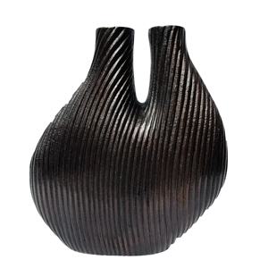 Indian Hot & Sexy Table Decoration Aluminum Flower <b>Vase</b> Latest & Bottle Design Metal Copper Blackish Bronze Flower Pot - Product Image 1