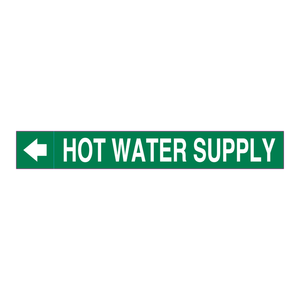 Marcador de Conductos para Suministro de Agua Caliente para Tuberías de HVAC e Industriales - Brady - Product Image 2