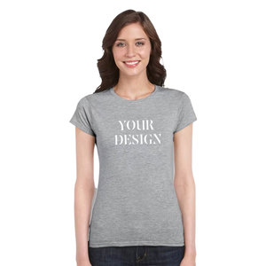 Camiseta de Manga Corta Azul Marino para Mujer, Diseño Personalizado con Logotipo en la Parte Delantera, 100% Algodón, Estilo Casual, Camiseta Moderna para Adultos - Product Image 6