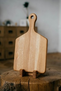 Tabla de Cortar de Madera Maciza Personalizada, Tabla de Cortar de Madera de Acacia, Varios Tamaños, Utensilios de Cocina con Orificios, Tabla Rectangular para Servir de 20 cm - Product Image 6