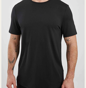 Camiseta de hombre personalizada al por mayor, informal, de cuello redondo, holgada, de manga corta, nueva camiseta de verano de algodón para hombre. - Product Image 3