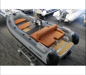 เรือลากจูง RIB ขนาด 4 เมตร 90 แรงม้า รุ่น Jet-Tenders ปี 2026 สำหรับตกปลา สันทนาการ และกีฬาทางน้ำ พร้อมเทรลเลอร์สำหรับเรือเดินทะเล ทนทาน หรูหรา - Product Image 1