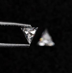 3.4 X 3.0 MM, Diamante Cultivado en Laboratorio, Corte Triangular, Color D, Diamante Creado en Laboratorio para la Elaboración de Joyería Personalizada, Anillo de Boda - Product Image 2