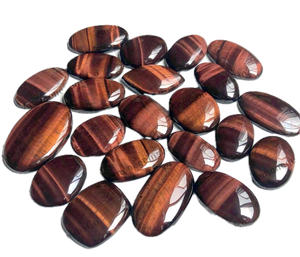 Lote de Cabujones de Ojo de Tigre Rojo Natural, Lote de Gemas de Ojo de Tigre Rojo al por Mayor, Gemas de Ojo de Tigre a Granel, Piedra de Ojo de Tigre - Product Image 4
