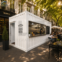Cocina Modular Prefabricada en Contenedor de Envío, Diseño Personalizado para Exteriores, Solución para Proyectos de Negocios de Comida Casual