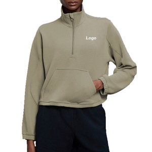 Wearpex – Nouveauté Automne : Sweat-shirts Polaires Femme, Tenues Décontractées, Pulls à Demi-Zip, Col Montant, Capuches à Quarts de Zip avec Poches - Product Image 1