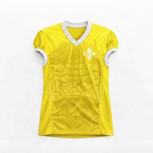 Nouveau maillot de football américain pour homme 100% polyester, col en V, impression par transfert thermique par RIVIAN ATLANTIC - Product Image 2