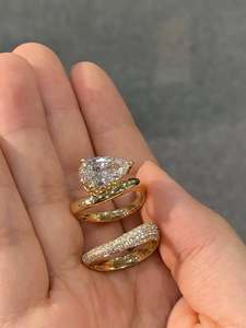 Bague en argent sterling 925 de qualité supérieure avec moissanite, idéale pour un cadeau d'anniversaire, disponible au prix d'exportation - Product Image 4