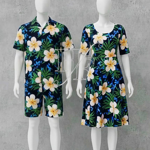 Último Diseño de Ropa de Pareja Estilo Polinesio, Vestido Mumu de Micronesia, Ropa Casual de Playa Isleña - Product Image 5