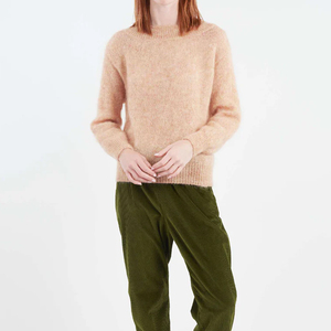 Suéter Cárdigan de Mujer con Logotipo Frontal, Tejido Cómodo para Invierno, 100% Algodón, Servicio OEM, Precio Razonable, Alta Calidad, Nueva Llegada - Product Image 3