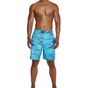 Shorts de bain décontractés pour hommes en gros, personnalisables, imprimés, écologiques, à séchage rapide, faible MOQ, pour la plage - Product Image 4