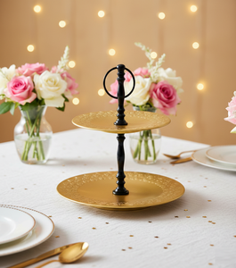 Soporte de metal para pasteles, moderno y decorativo, para servir postres, cupcakes, pasteles y dulces, para decoración de fiestas en casa. - Product Image 1