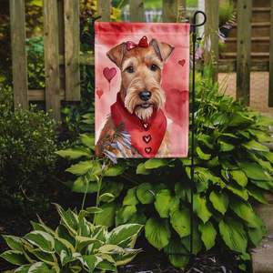 Irish Terrier Valentine's Day <b>Garden</b> <b>Flag</b> Multicolor Mailbox Decorative Yard Banner for Patio Artwork Flower Beds Lawn Sign Size - Product Image 2