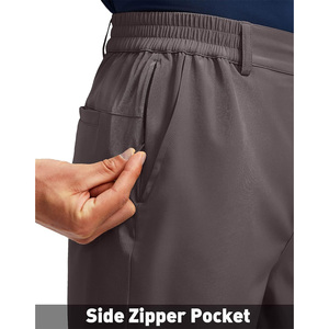 Shorts de golf pour hommes, vêtements de sport personnalisés OEM, vêtements de performance athlétique, 100% coton, anti-UV, logo sur le devant, fabricant exportateur du Pakistan - Product Image 5