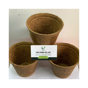 Pots à semis écologiques en fibre de coco, pots de pépinière biodégradables, pots à fleurs en fibre de coco naturelle, jardin durable - Product Image 1