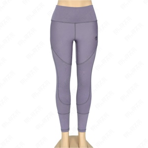 Leggings de yoga taille élastique personnalisable pantalon de sport d'entraînement taille haute respirant évacuant la transpiration Plus - Product Image 2