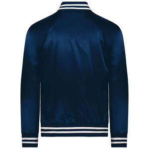 Mens Custom Satin Varsity Bomber Jacket Wholesale College Letterman Jacket Team Logo <b>Patch</b> Embroidery Streetwear Brand Suppliers - Product Image 6