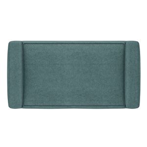Tabourets et meubles élégants Scott Small Smoky Teal Ottomans Bench - Product Image 2