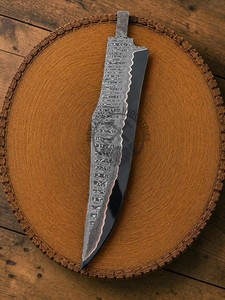 NEW FRIEND INDUSTRIES Couteau de cuisine fait main à lame vierge en cuivre Damas San Mai, acier 1095 Carbon Black 15N20, très demandé - Product Image 5