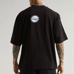 T-shirts pour hommes en coton, coupe ample et oversize, personnalisables avec étiquettes et tags, vente en gros - Product Image 1