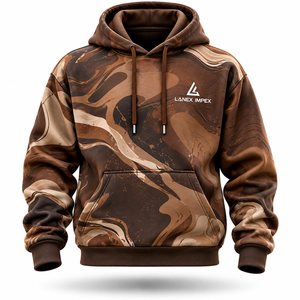 Sudadera con Capucha Sublimada con Estampado Completo Personalizado de Primera Calidad OEM, Sudadera con Capucha con Diseño Gráfico Personalizado, Ropa Urbana de Moda - Product Image 2