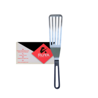 Spatule à biscuits et brownies en acier inoxydable chirurgical Ruya, couleur personnalisée, à fentes, résistante à la chaleur, outil de qualité chirurgicale robuste