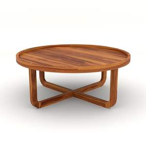 โต๊ะข้างเคลือบป้องกัน ทนทาน เป็นมิตรกับสิ่งแวดล้อม โต๊ะกาแฟ เฟอร์นิเจอร์ห้องนั่งเล่น ดีไซน์โบราณแบบดั้งเดิม สำหรับใช้ในบ้าน ขายส่ง - Product Image 1