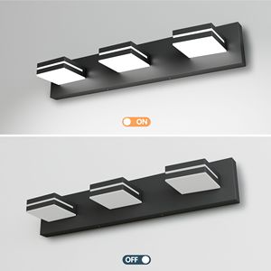 Lampada da Bagno Moderna a LED Cromata, Applique Minimalista a 3 Luci, Efficiente dal Punto di Vista Energetico e Facile da Installare - Product Image 6