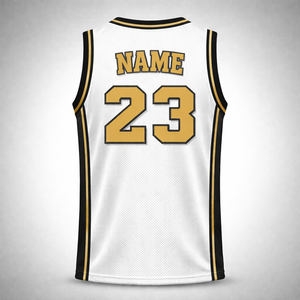 Camiseta de Baloncesto de Secado Rápido, Transpirable, 100% Poliéster, Personalizada con Nombre y Número del Jugador, Bordada y Sublimada, OEM, Tallas Grandes - Product Image 2