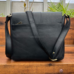 Casual Business Full Grain Leather Crossbody Shoulder Purse Vintage Genuine Leather Satchel Side Handbag Messenger <b>Bags</b> <b>for</b> <b>Men</b> - Product Image 5