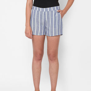 Pantalones Cortos de Dormir a Cuadros para Mujer, Cintura Media, con Cordón, Casuales, 100% Algodón, Pantalones de Pijama de Verano, Tejido Suave - Product Image 2