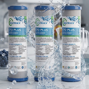 Filtre à eau pour la réduction des PFAS, recharge 100% charbon de coque de noix de coco, durée de vie prolongée - Product Image 1