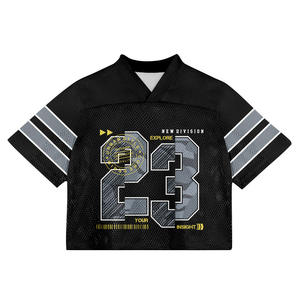 Custom t <b>Shirt</b> Manufacturer High Quality Oversized Athletic Mesh Sport Jersey American Football Cropped Boxy Men's T-<b>shirt</b> 2026 - Product Image 5