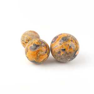 Esfera de Cuarzo Natural Pulida, Bola de Cristal Amarillo y Negro, Piedra Decorativa para Feng Shui y Decoración del Hogar - Product Image 3