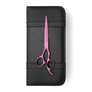 Juego de Tijeras de Peluquería Rosadas, Triple, de Acero Inoxidable Japonés Afilado, Diseño Ergonómico, Perfecto para Uso Profesional en Salón - Product Image 5
