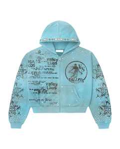 Men's & Women's Mixed Graphic <b>Rhinestone</b> Zip Hoodie 2026 Grey Pink Blue Cropped Boxy Fit Sparkle urban Streetwear <b>Jacket</b> HD - Product Image 3