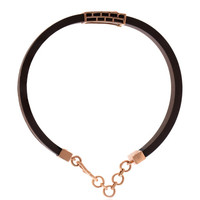 Bracelet de luxe pour homme Zota Jewel en or rose 14 carats avec pierres cultivées en laboratoire - Bijoux pour cadeau et fête