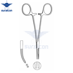 Pinzas Arteriales Providence Hospital, 14 cm (5-1/2 Pulgadas), Curvas, Delicadas, 1x2 Dientes, Pinzas Hemostáticas de Acero Inoxidable Premium - Product Image 5