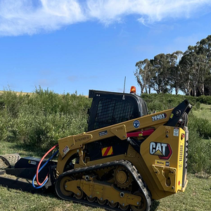 Heavy Duty CAT 299D3 Compact <b>Track</b> Loader with Rubber <b>Tracks</b> Strong Skid Steer Front Loader Equipment Perfect for Earthmoving - Product Image 1