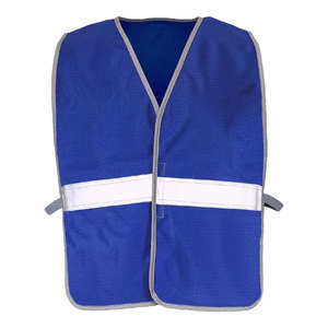 Hi Visibility Reflective Safety Reflective Tape Construction Workwear Safety <b>Worker</b> Vest With Custom Logo - Product Image 2