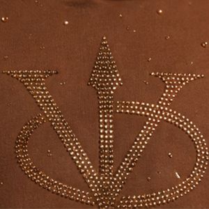 Sweat à capuche personnalisé marron surdimensionné en polaire pour homme, avec logo en strass et cristaux, design de luxe, pull épais, streetwear, sweat à capuche personnalisé - Product Image 6
