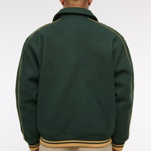 Custom <b>Men's</b> Letterman <b>Jacket</b> Classic Varsity <b>Baseball</b> <b>Jacket</b> Wool Blend Leather Sleeves OEM ODM Wholesale Factory Direct - Product Image 4