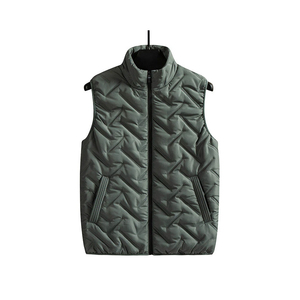 Chaleco Acolchado Personalizado, Impermeable, Térmico, con Capucha, Ropa de Invierno, Chaleco Aislante, al por Mayor - Product Image 3