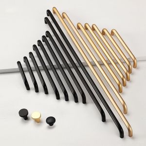 Brass Furniture Handle Modern Simplicity Design <b>Gold</b> Champagne Finish for Kitchen Wardrobe & <b>Cabinet</b> Doors - Product Image 3