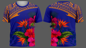 T-shirt pour homme à imprimé drapeau polynésien, design jersey, prix bas, chemises pour homme de haute qualité - Product Image 2