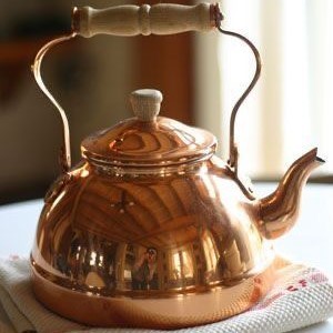 Decorative Copper Tea Kettle Wooden Handle Stylish <b>Teapot</b> for Kitchen Home Hotel Restaurant Décor Kitcheware Decoration - Product Image 3