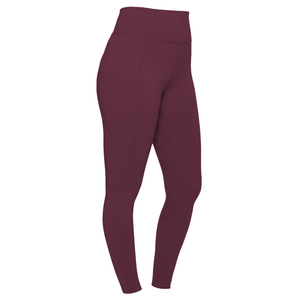 Leggings ecuestres de cintura alta para mujer con bolsillo, pantalones de equitación de silicona con estampado personalizado para damas. - Product Image 1
